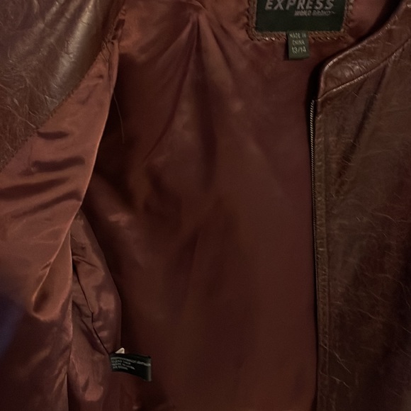 Vintage! Express Leather Jacket - Picture 5 of 8